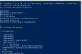 an example of the PowerShell interface